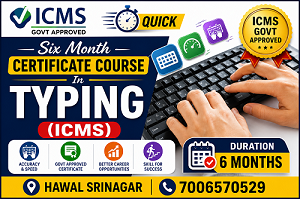 Six Months Certificate Course In Typing